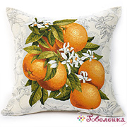 Чехол декоративный Апельсины на ветке 42х45 +/- 2 см