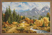 Гобелен картина Полдень - 55х36 см (багет 2)