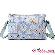 Маленькая женская сумка Чародейка 979 гобелен + экокожа 26х18х5 см