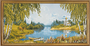 Гобелен картина Август 72х39 см (багет2)