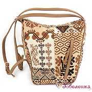 Женская сумка-рюкзак Карелия 705 гобелен+экокожа 28х20х17 см