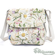 Женская сумка Левада 160 гобелен+экокожа 18х23х7,5 см