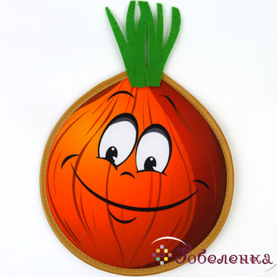 Прихватка Лук, 16х21 см,100% ПЭ, фотопечать