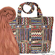 Набор подарочный Мексика: Сумка с подкладкой и молнией (широкая) 42х31 см + Палантин Бриз №51 (карамельный) 90х180 см (Хлопок 100%) Набор подарочный Мексика: Сумка с подкладкой и молнией (широкая) 42х31 см + Палантин Бриз №51 (карамельный) 90х180 см (Хлопок 100%)