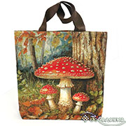 Сумка гобелен Мухоморчики 35х37х7 см
