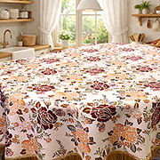 Скатерть круглая Чайная роза (гобеленовая D 185 +/-3см)