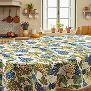 Скатерть овальная Виноград (гобелен 160х190 +/-3см)