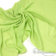 Палантин Желто-зеленый с кистями 72х180 см (Хлопок 100%)