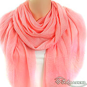 Палантин Бриз (коралловый) 90х180 см (Хлопок 100%) Палантин Бриз (коралловый) 90х180 см (Хлопок 100%)