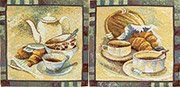 Комплект салфеток (2 шт.) Французский завтрак 30х30 см Комплект салфеток (2 шт.) Французский завтрак 30х30 см