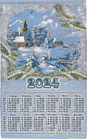 Гобеленовый календарь Зимняя сказка 38х64 +/-2 см