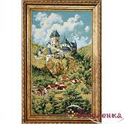 Гобелен картина Замок - 21х31 см (багет 2)