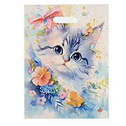 Подарочный пакет Милый котёнок 30х40 см