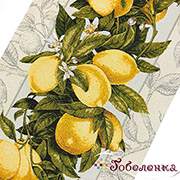 Сонетка декоративная Лимоны на ветке 32х85 см