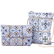 Набор подарочный Чародейка, гобелен: сумочка для телефона на молнии 15х20 см + Косметичка на молнии  14х20 см