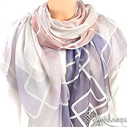 Палантин Лабиринт удачи 80х180 см №6 сиреневые сумерки (100% хлопок) Палантин Лабиринт удачи 80х180 см №6 сиреневые сумерки (100% хлопок)