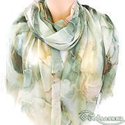 Палантин Зеленый агат 170х70 см (модал 100%)