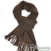 Шарф №36 (коричневый, 32х170 см, 20% шерсть, 80% акрил)