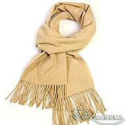 Шарф №36 (бежевый, 32х170 см, 20% шерсть, 80% акрил)