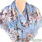 Палантин Лилии и Розы 170х70 см (модал 100%)