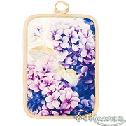 Прихватка Гортензия 14х22 см (печать 70%ПЭ, 30%Хлопок)
