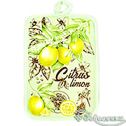 Прихватка Цитрус лимон 14х22 см (печать 70%ПЭ, 30%Хлопок)