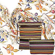 Набор подарочный Вечерняя мелодия, гобелен: сумочка для телефона на молнии 15х20 см + Косметичка на молнии 14х20 см + Палантин Летний сад №10 180х78 см