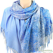 Палантин двусторонний Зимняя сказка №7 - 70х180 см Снегурочка (100% искусственный кашемир) Палантин двусторонний Зимняя сказка №7 - 70х180 см Снегурочка (100% искусственный кашемир)