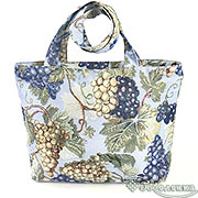 Сумка с подкладкой и молнией (широкая) Виноград 31х42 см, гобелен Сумка с подкладкой и молнией (широкая) Виноград 31х42 см, гобелен
