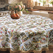 Скатерть круглая Французский Роман (гобеленовая D 185 +/-3см)