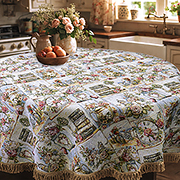 Скатерть круглая Французский Роман (гобеленовая D 185 +/-3см)